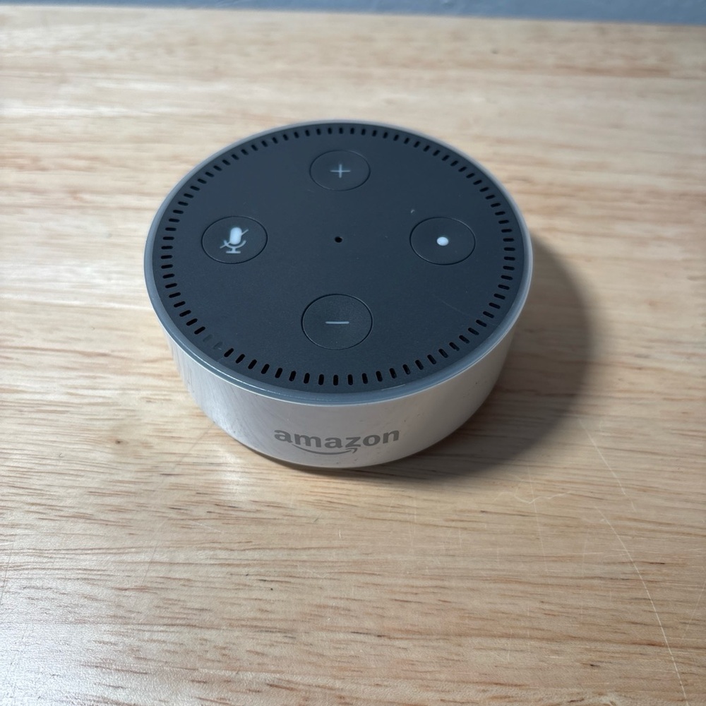 Amazon Smart Speaker in Black and Silver